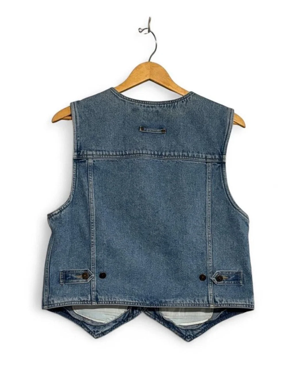 Vintage Liz Wear Denim Vest -Large